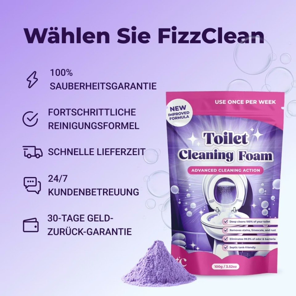 Wählen Sie Fizzclean